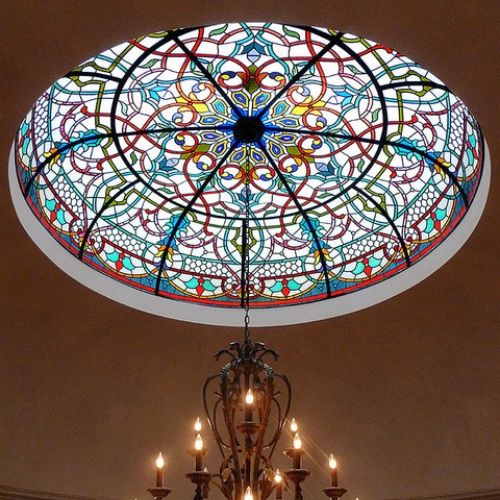 Decorative Glass Ceiling Dome