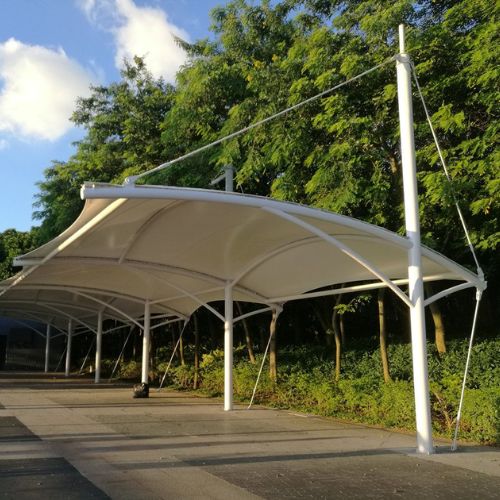 Heavy Duty Tensile Car Parking Structures