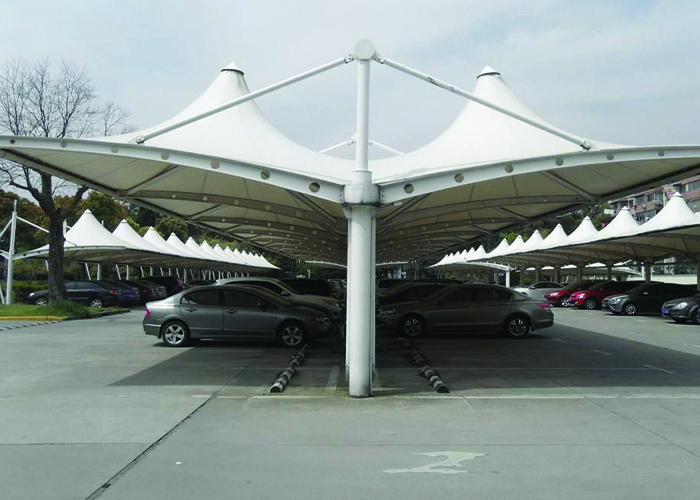 Tensile Car Parking Shed in Amritsar